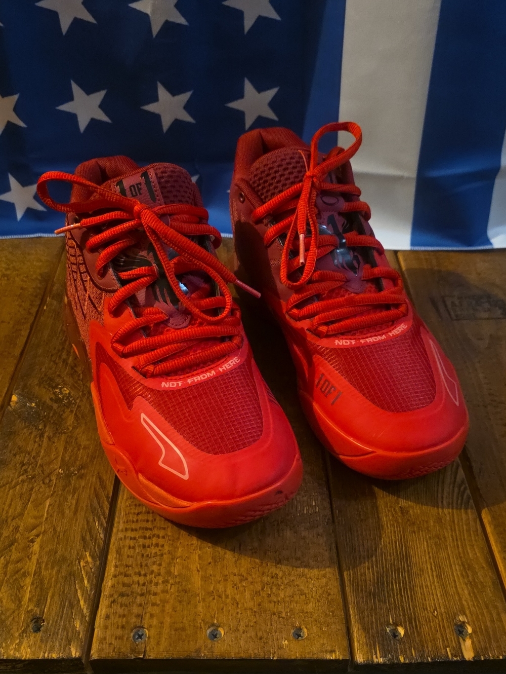 PUMA LaMELO Ball MB.01 Men's Size 8.5 Basketball Gym Sneakers LIKE NEW!